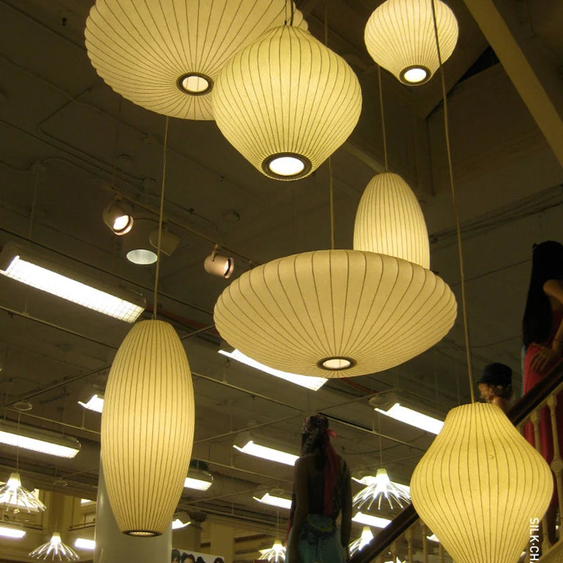 Japanese pendant light white design