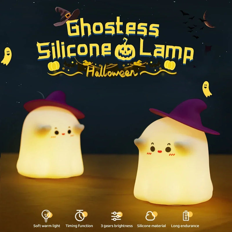 Funny Silicone Ghost Night Light