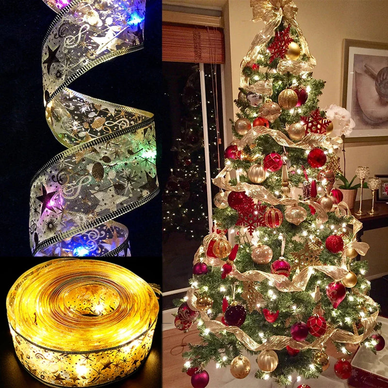 LED Ribbon Lights Christmas Tree