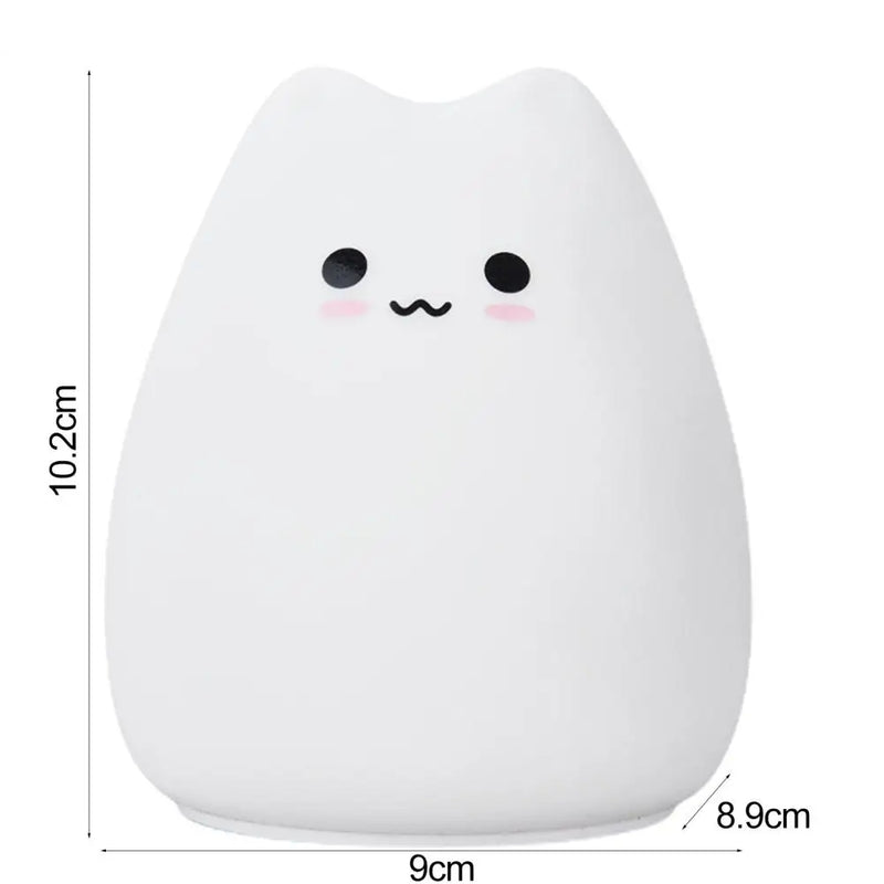 Decorative Silicone Funny Cat LED Night Lig