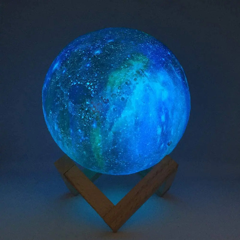 3D Printing Moon Lamp Galaxy Moon Light