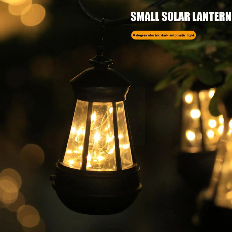 Retro Kerosene Lamp Solar Light Hanging Portable Ligh