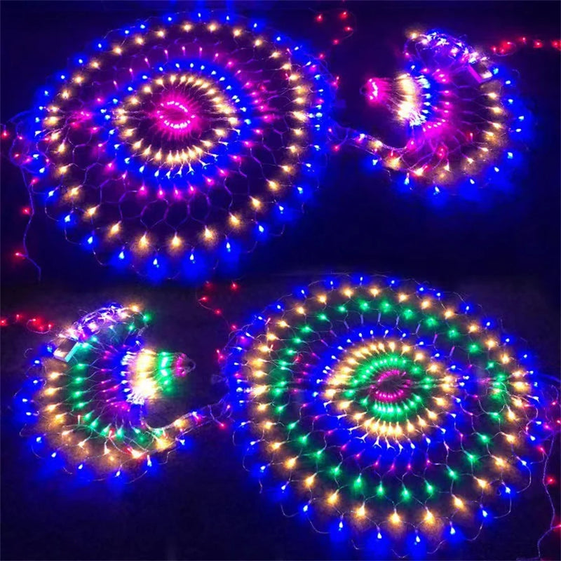 Peacock Christmas Net Light