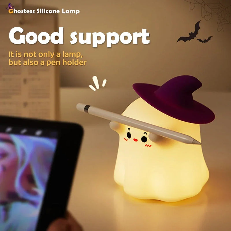 Funny Silicone Ghost Night Light