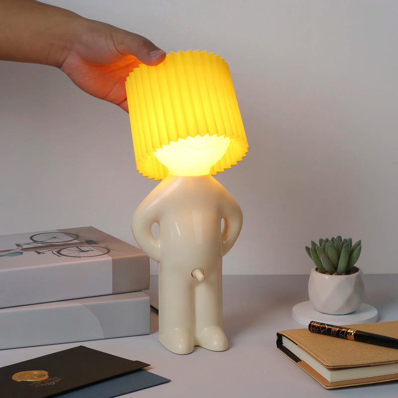 Little Shy Man Lamp Soft Warm Light